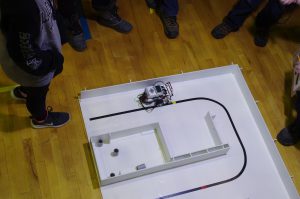 Lego NXT bot in action